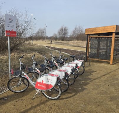 2217 Park Tężniowy Pociejew – nowa stacja na mapie Konińskiego Roweru Miejskiego